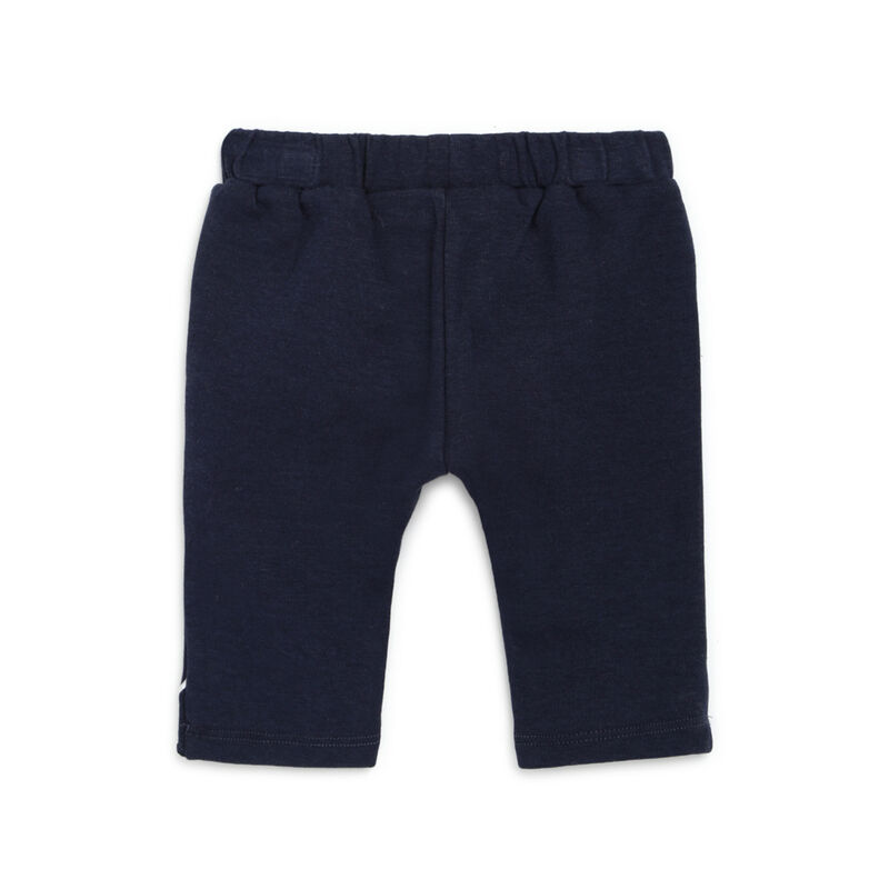 Girls Dark Blue Solid Long Trouser image number null
